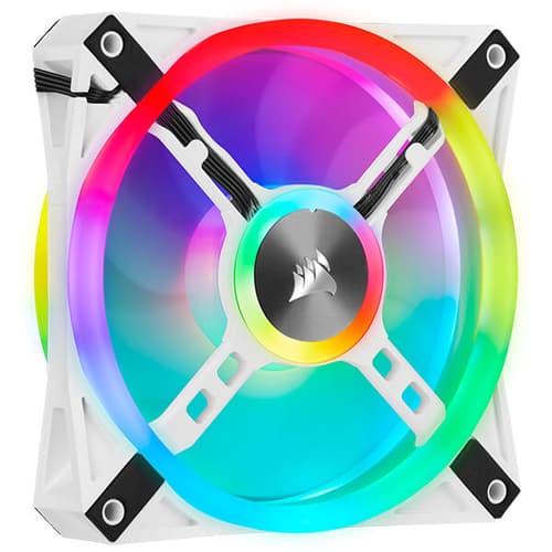 Corsair ICUE QL120 RGB White Cabinet Fan (Triple-Pack)